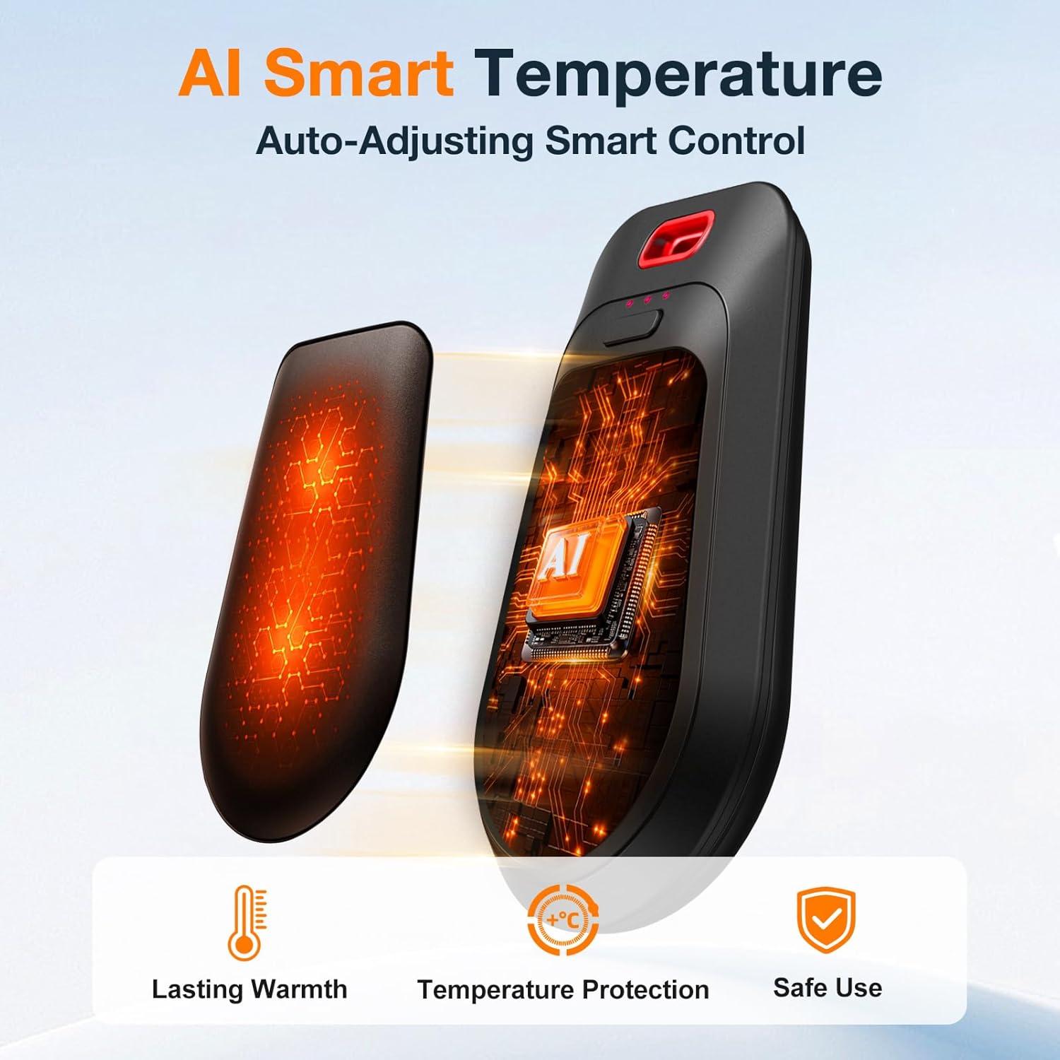 Calentadores de Manos Eléctricos Levet D07 USB 2 Piezas Portátiles