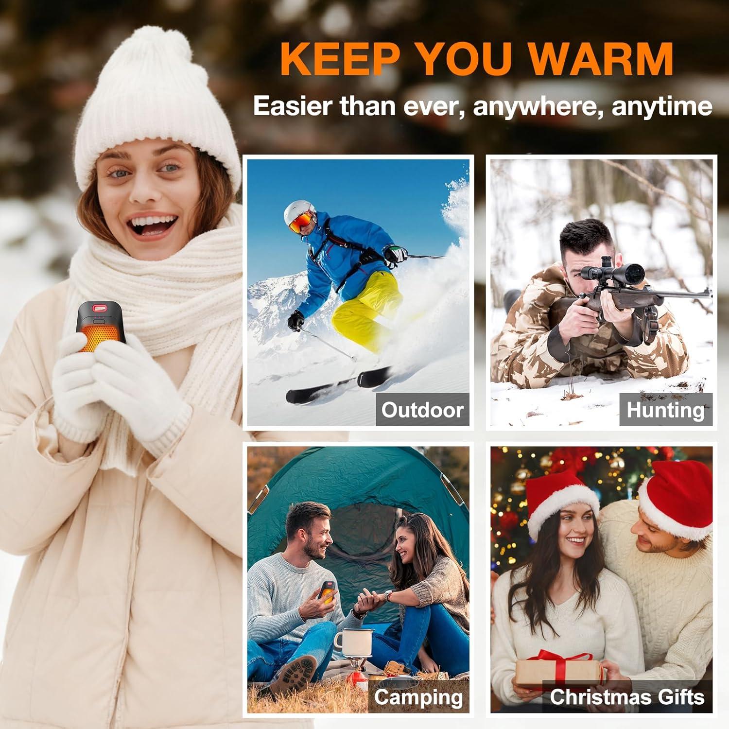 Calentadores de Manos Eléctricos Levet D07 USB 2 Piezas Portátiles