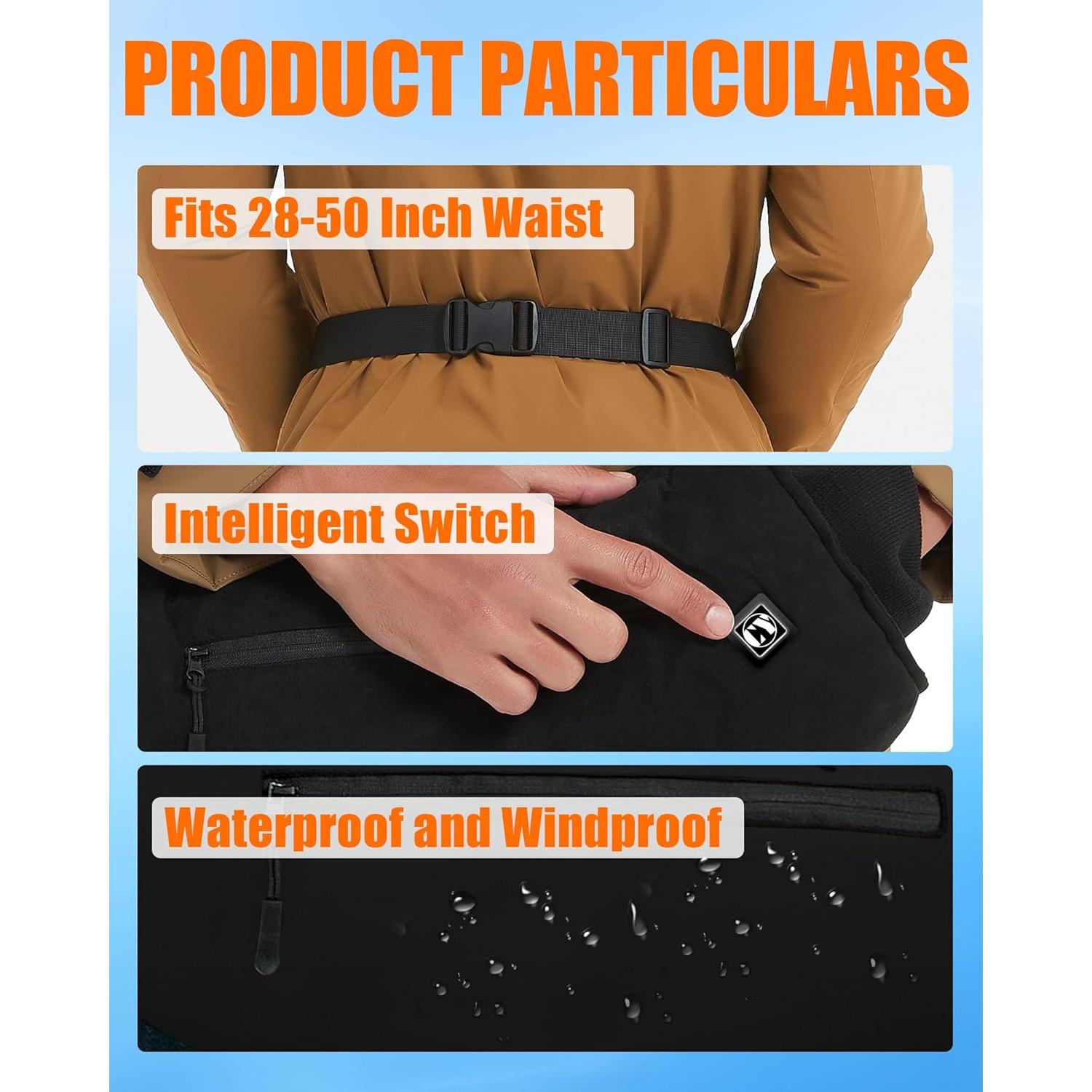 Bolsa Calentadora de Manos CYCYHEAT 10000mAh Impermeable