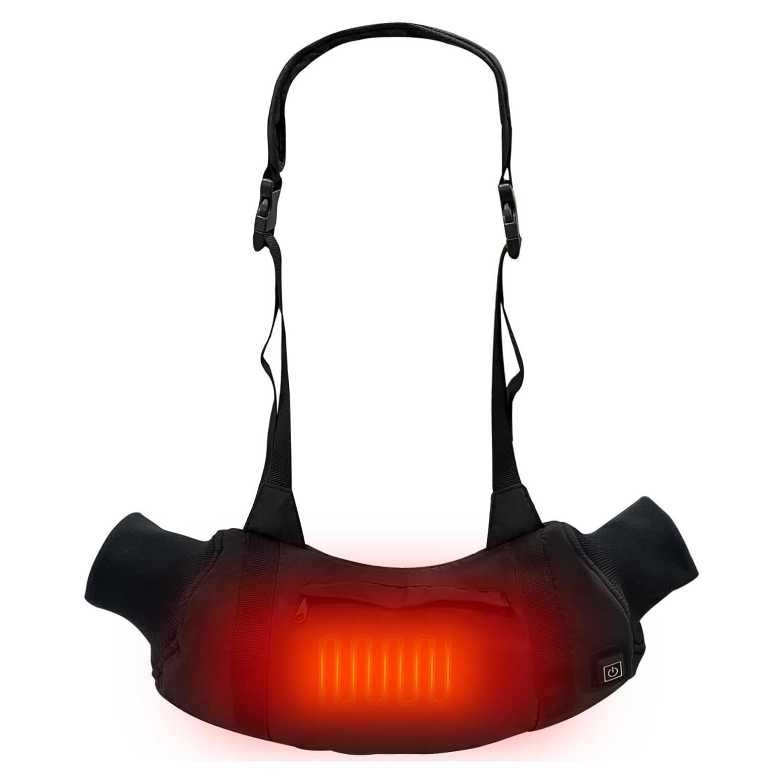 Muff de Mano Calentado MYDAYS OUTDOOR Negro 50.8x19.1cm