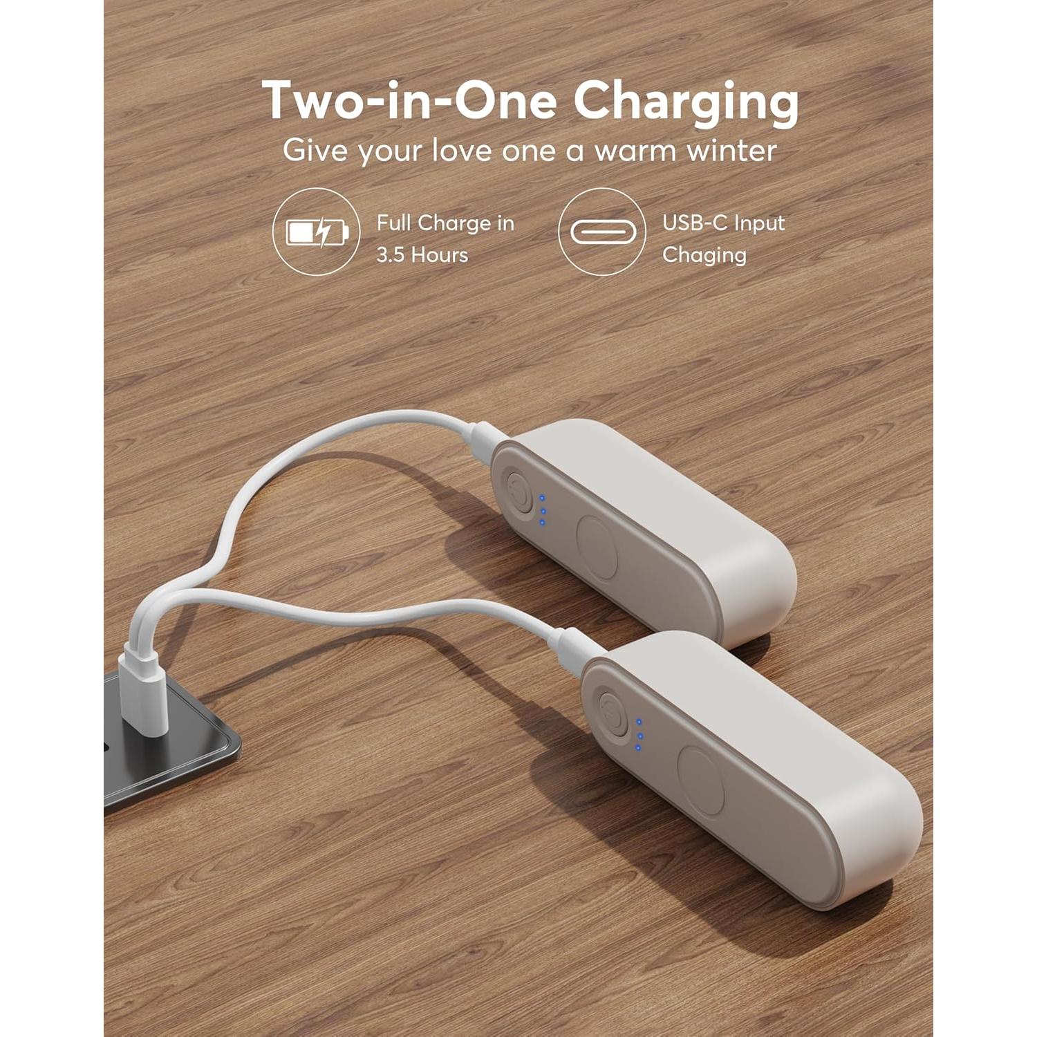 Calentadores de Manos Eléctricos ARINTA A401 - 2 Piezas 10000mAh