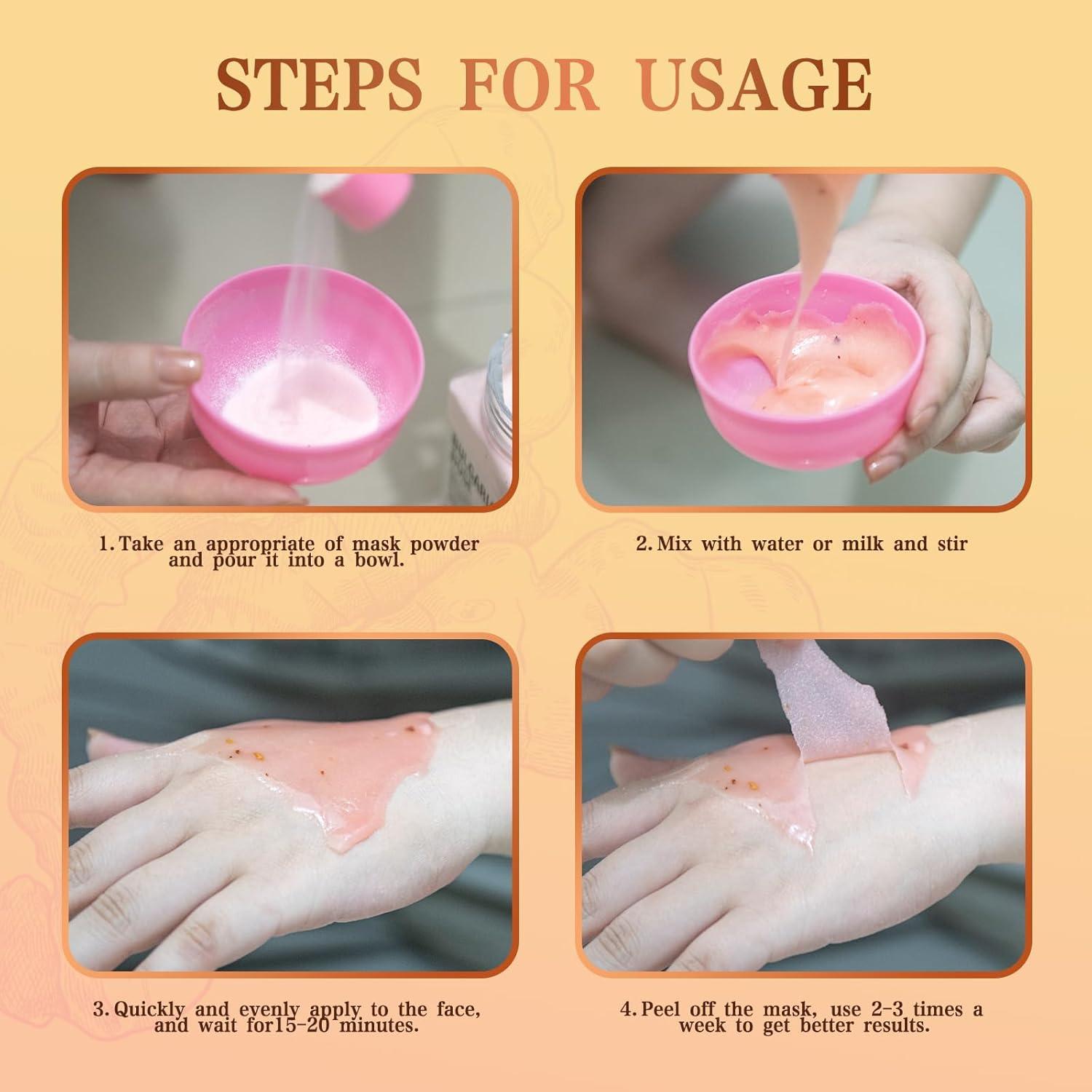 Mascarilla Facial de Gel Truvenum Cúrcuma Hidratante 20 cm