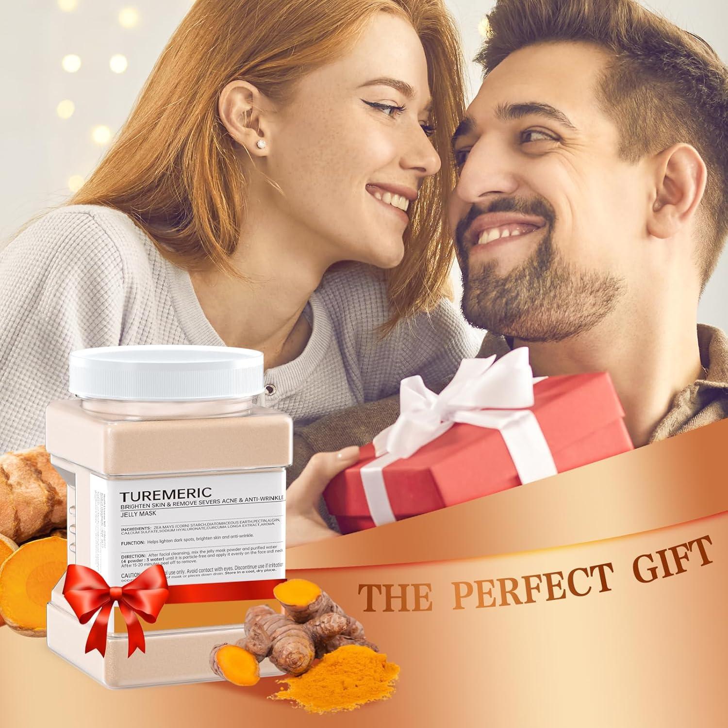 Mascarilla Facial de Gel Truvenum Cúrcuma Hidratante 20 cm