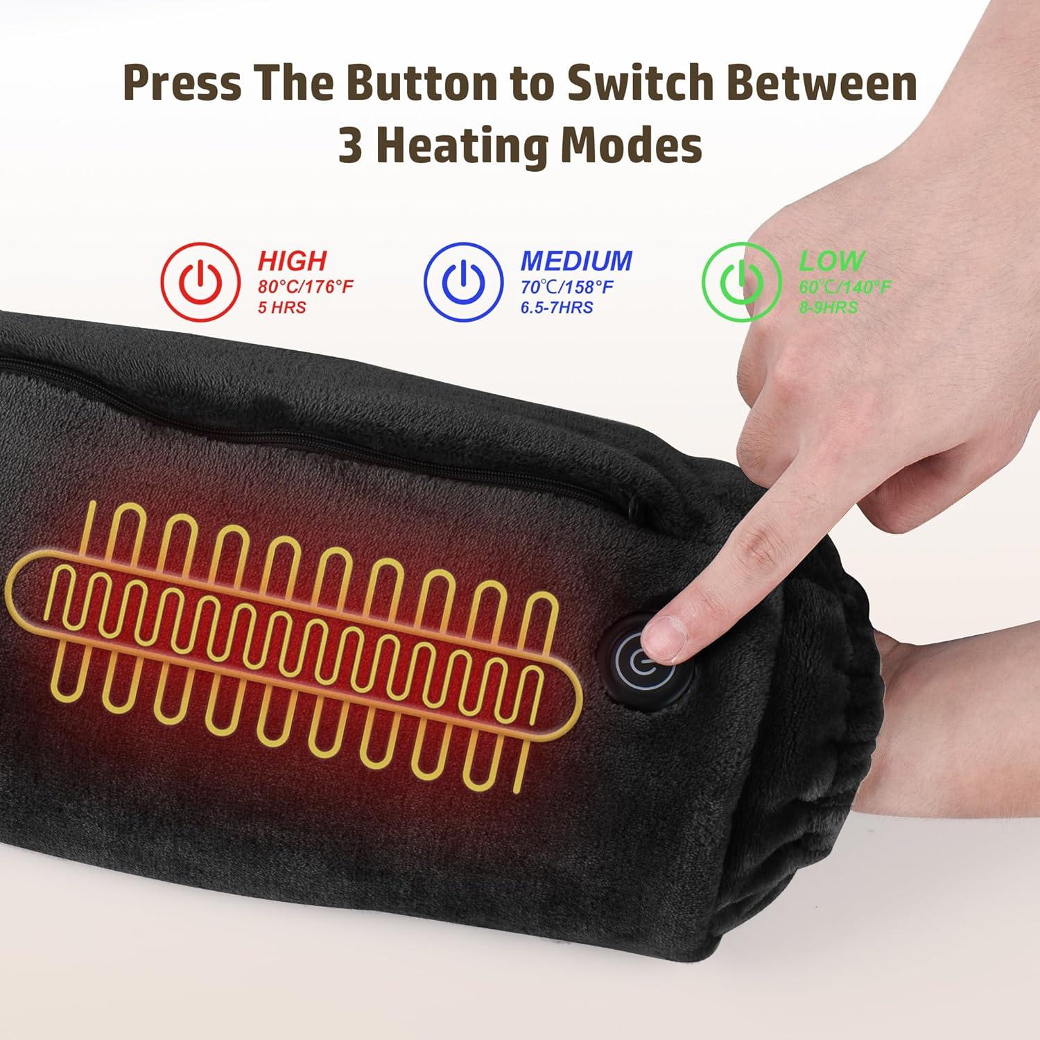 Calentadores de Manos Eléctricos Ekubx Reutilizables 10000mAh