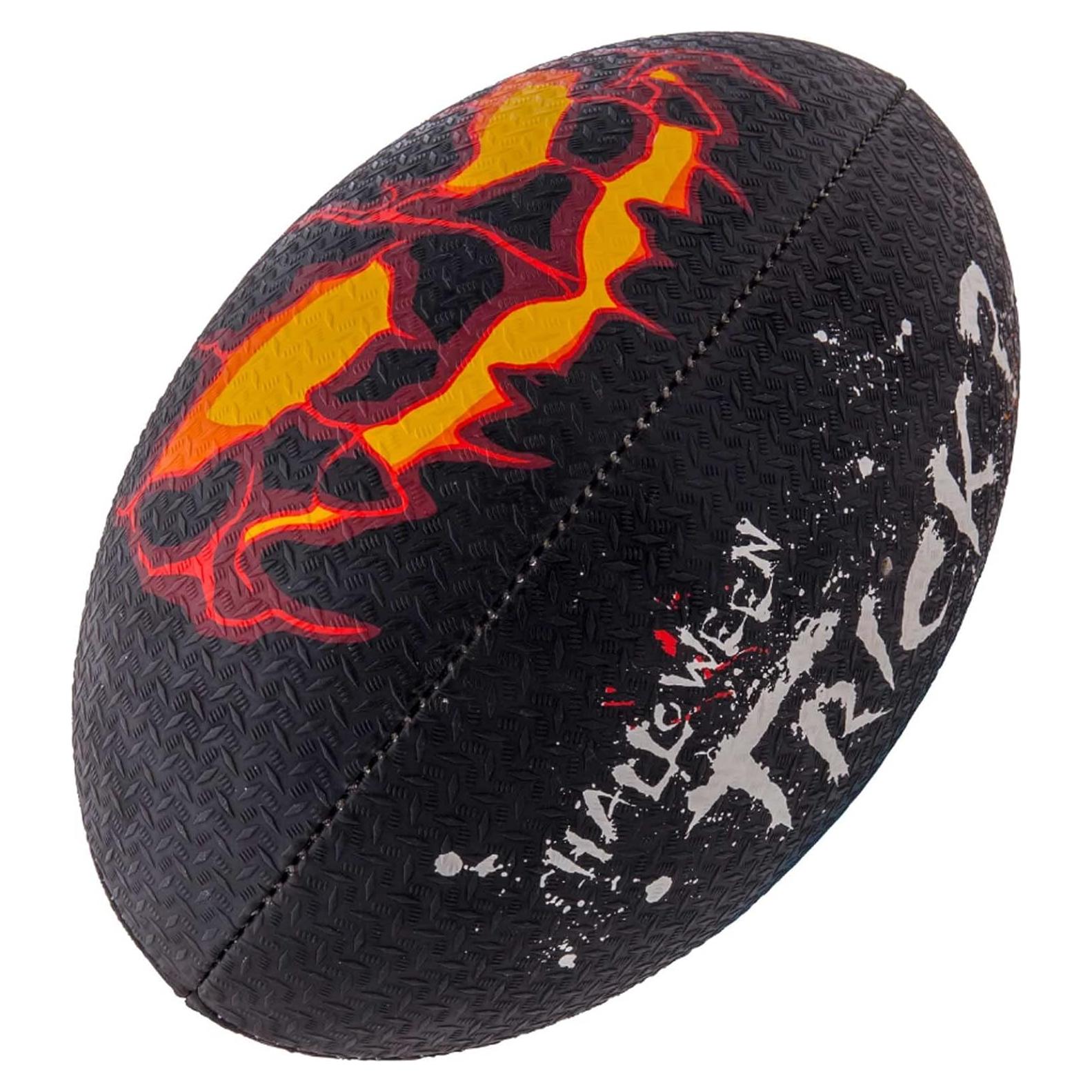 Balón de Rugby Gilbert Halloween Tamaño 5 Negro