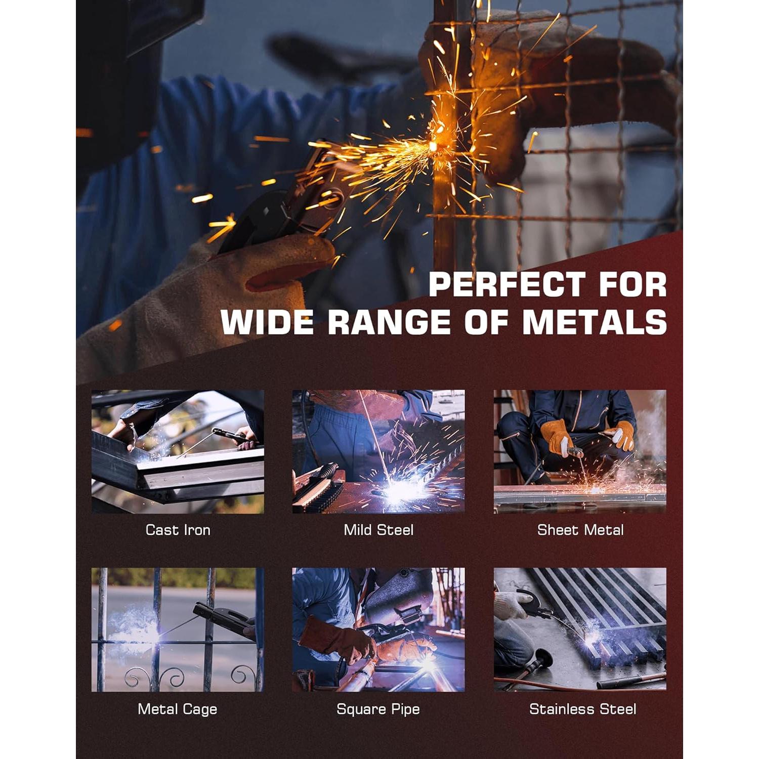 Soldador ARCCAPTAIN ARC200 200A Portátil con Pantalla LED