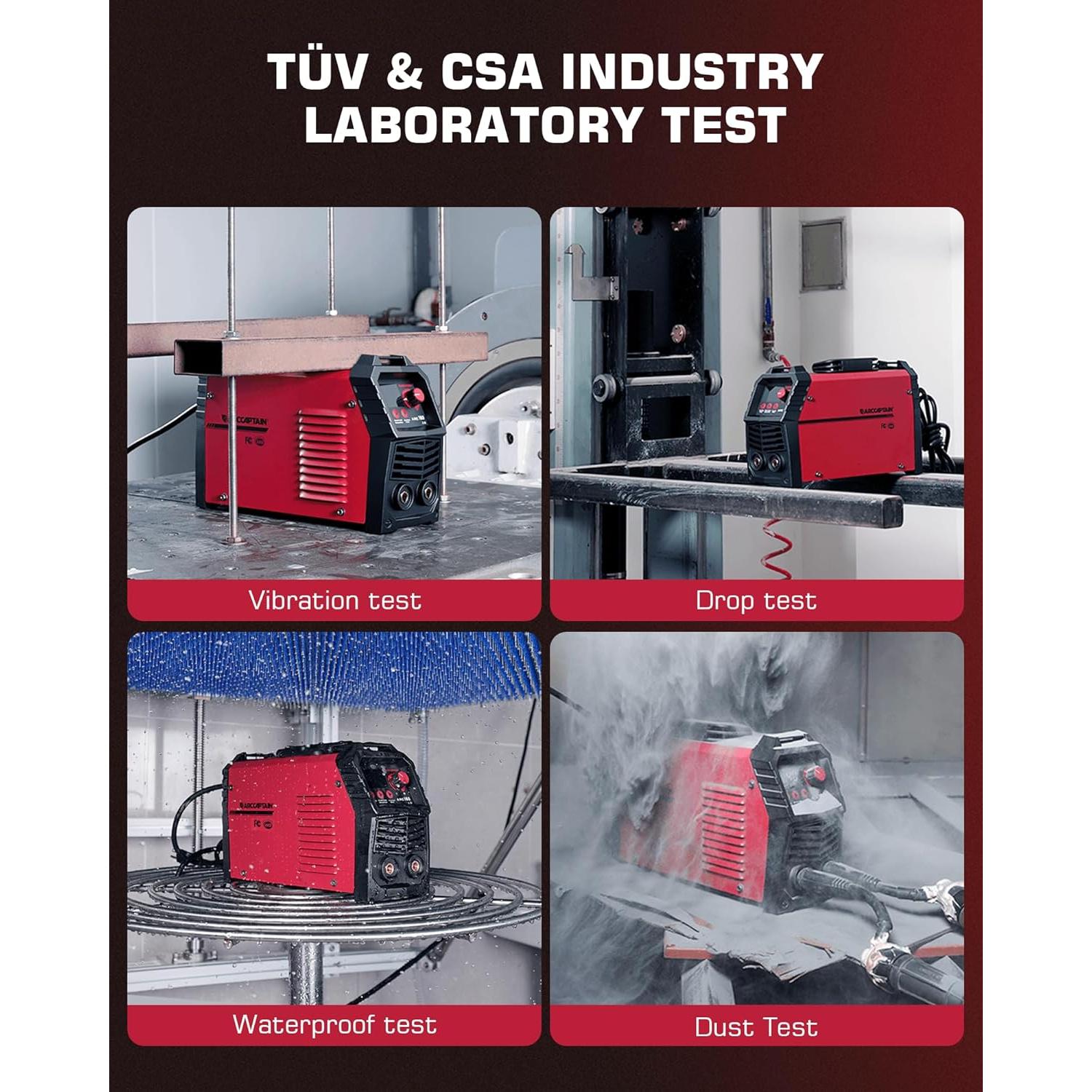 Soldador ARCCAPTAIN ARC200 200A Portátil con Pantalla LED