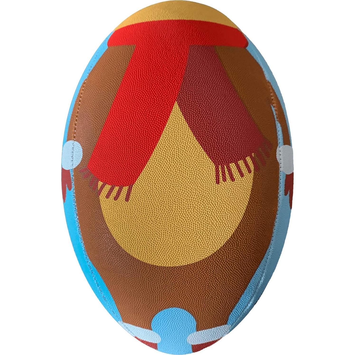 Pelota de Rugby Gilbert Rudolph - Tamaño 5 - Multicolor