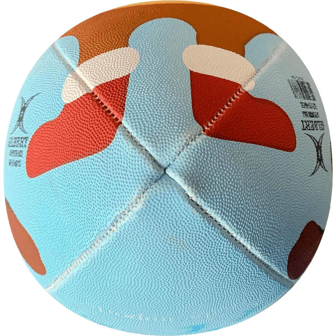 Pelota de Rugby Gilbert Rudolph - Tamaño 5 - Multicolor