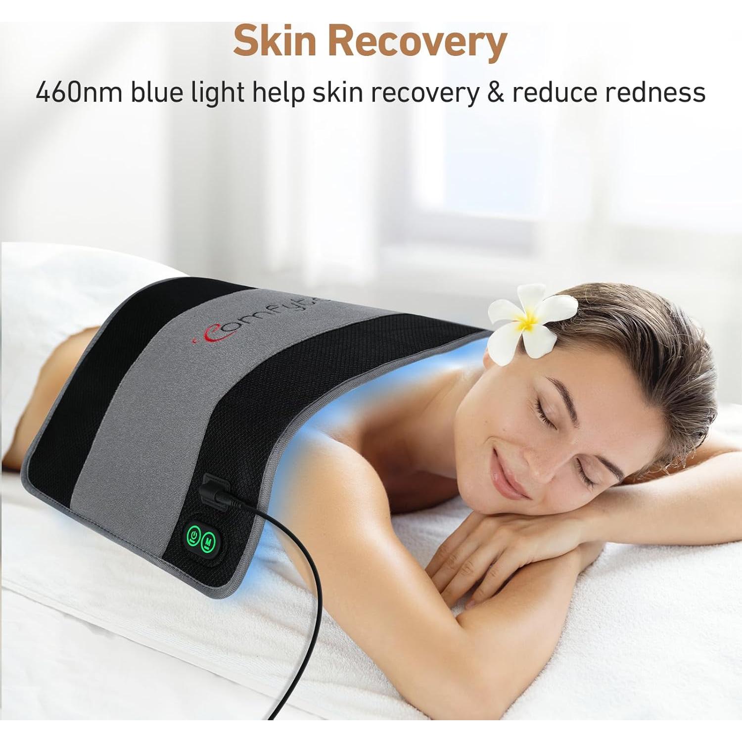 Almohadilla de Terapia de Luz Roja y Azul Comfytemp 61x30.5cm