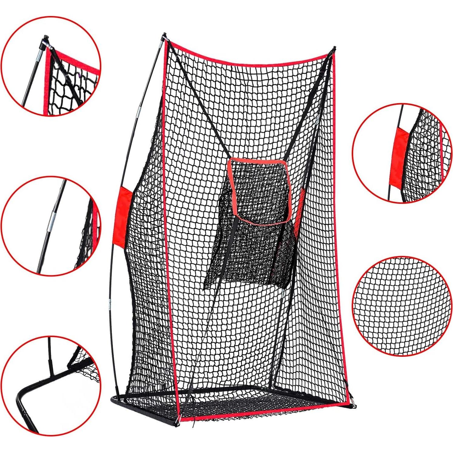 Red de Patadas de Fútbol Kapler 2.13x1.22m con Accesorios