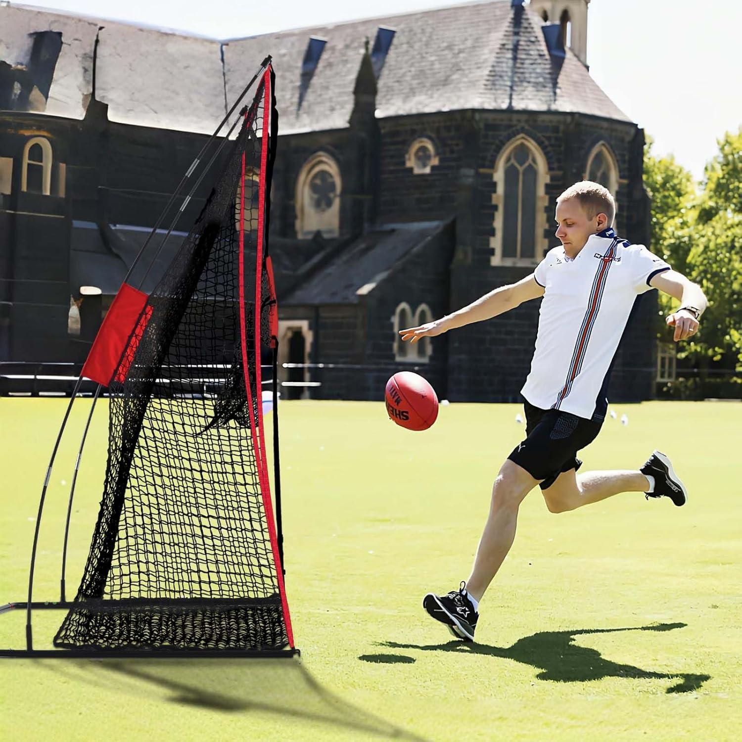 Red de Patadas de Fútbol Kapler 2.13x1.22m con Accesorios