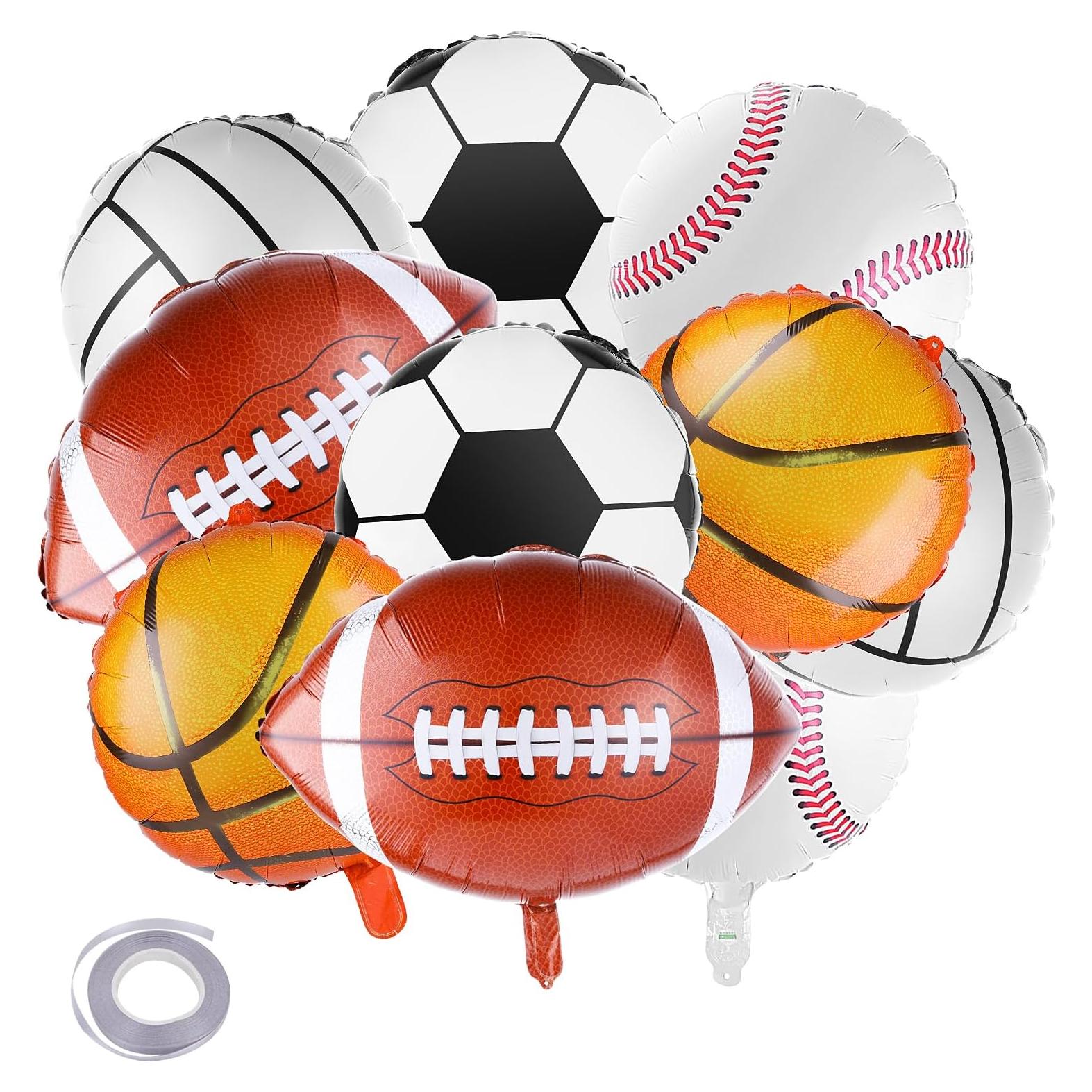 Juego de globos de aluminio deportivos 10 piezas Aiyorse