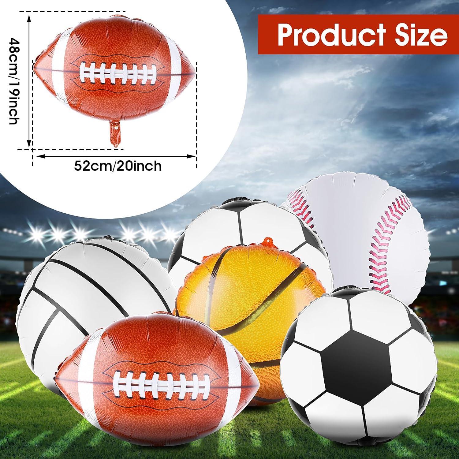 Juego de globos de aluminio deportivos 10 piezas Aiyorse