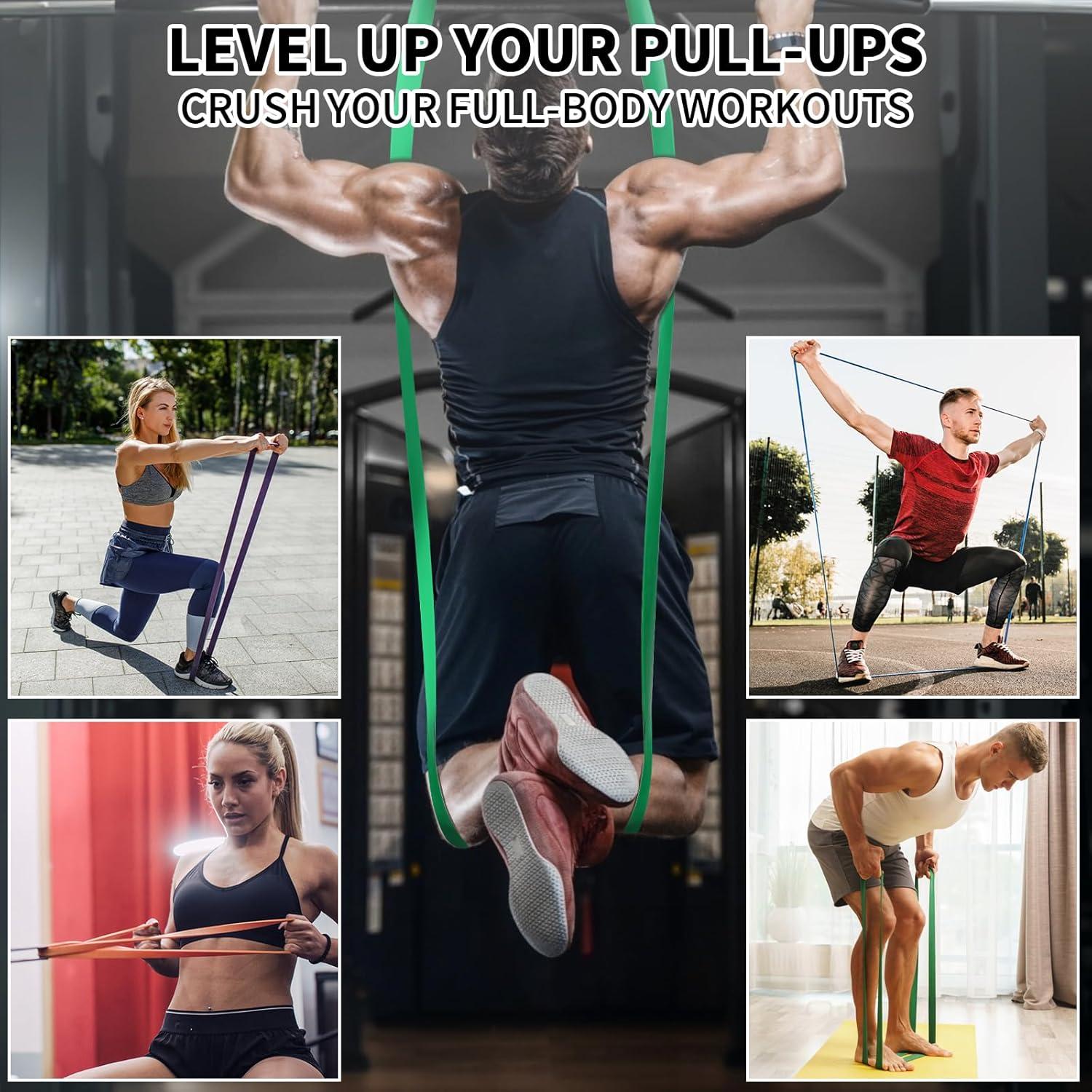 TOPOKO Set de Bandas de Resistencia 5 Niveles para Ejercicio