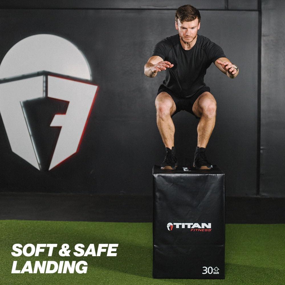 Caja de Salto Plyo Titan Attachments 3 en 1 50.8/61/76.2cm