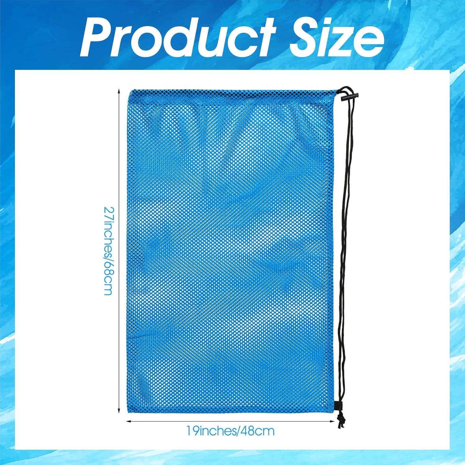 Bolsa de Malla 2 Pcs FNANJWQ 48x68 cm para Buceo y Natación