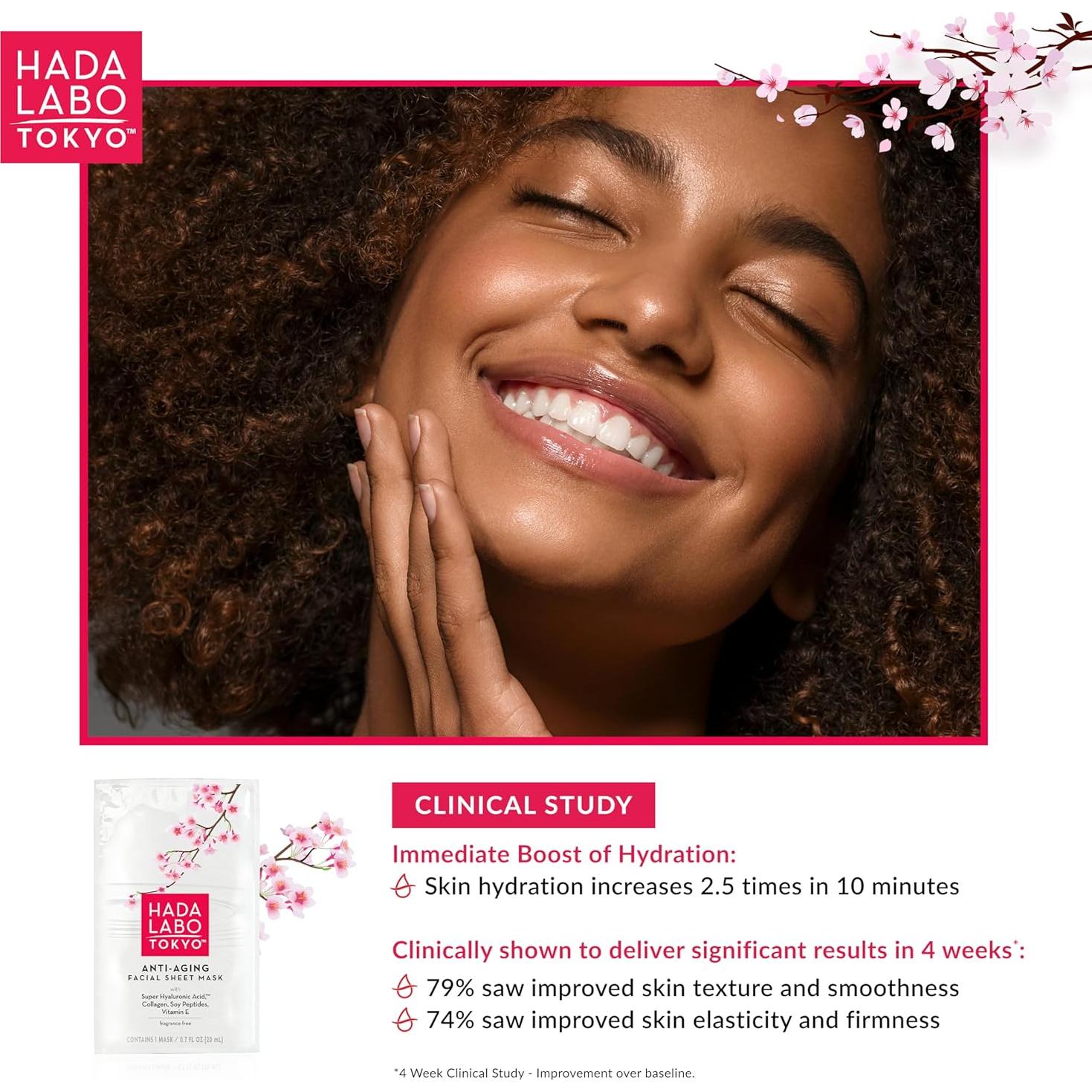 Máscara Facial Hada Labo Tokyo Anti-envejecimiento 10.7x16cm