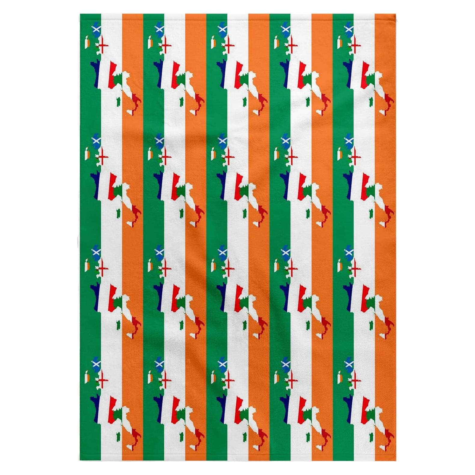 Toalla de Baño de Mano 3dRose 55.88x76.2 cm Rugby Irlanda