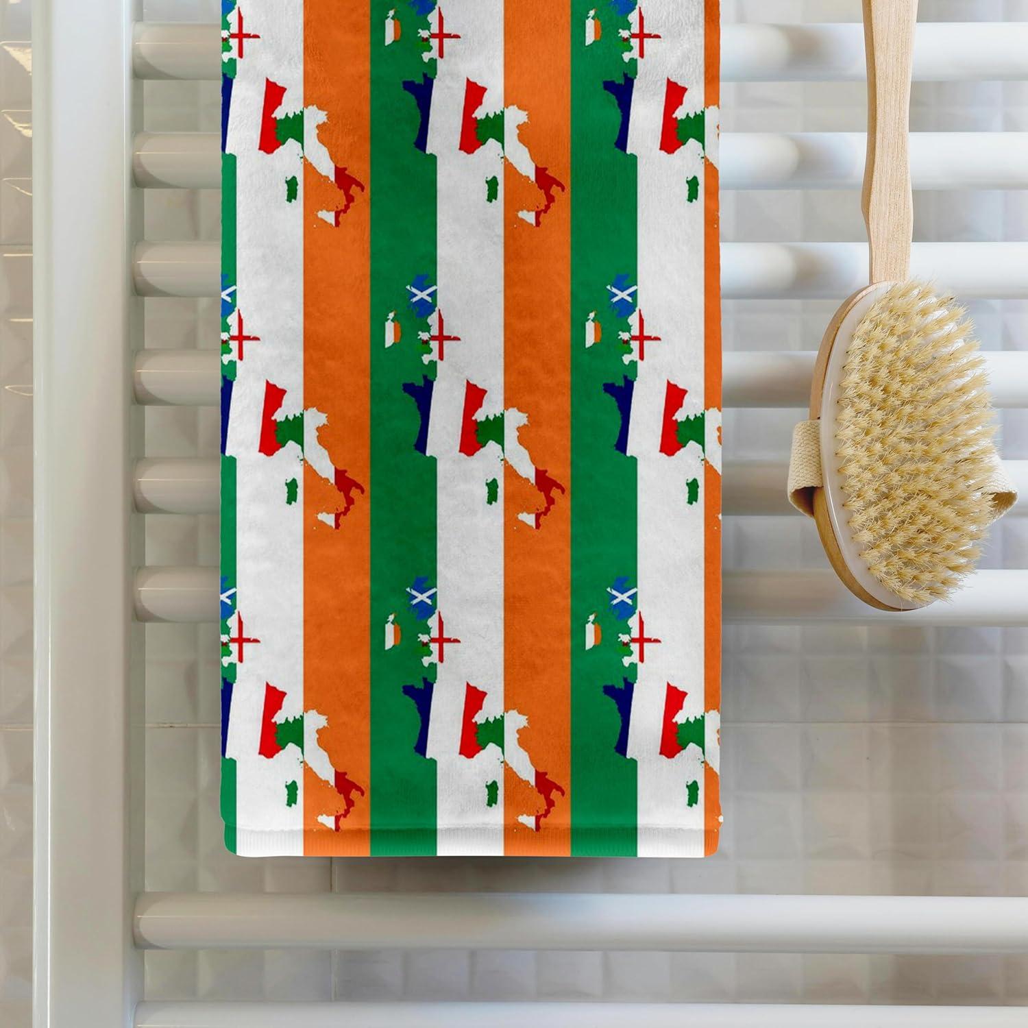 Toalla de Baño de Mano 3dRose 55.88x76.2 cm Rugby Irlanda