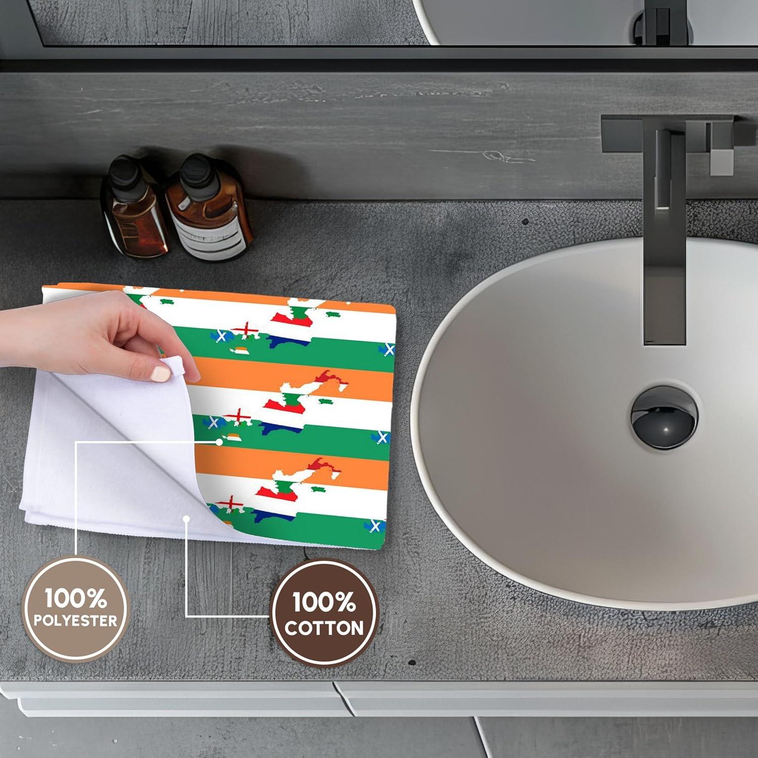 Toalla de Baño de Mano 3dRose 55.88x76.2 cm Rugby Irlanda