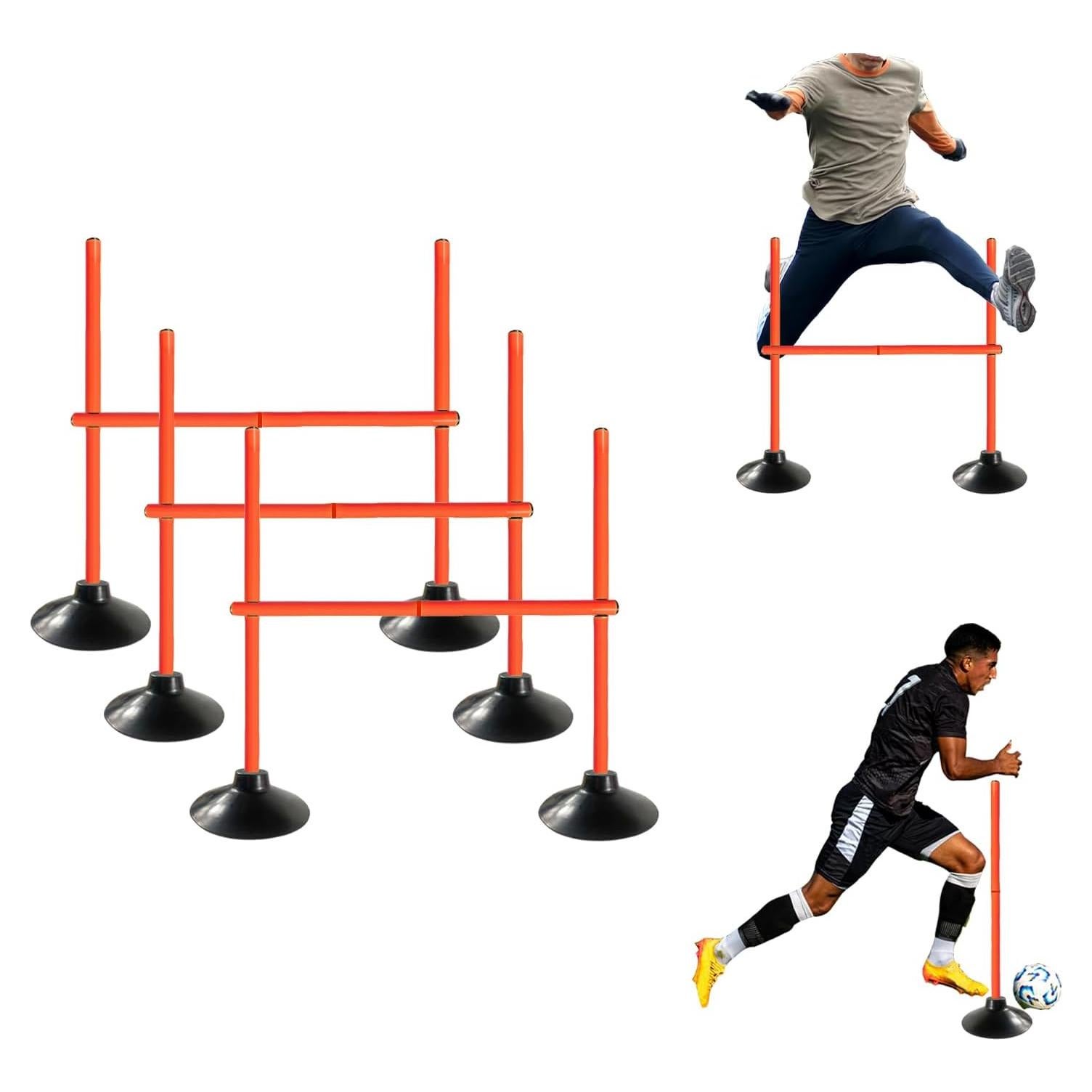 Postes de Agilidad Ajustables TNZMART - Entrenamiento Velocidad