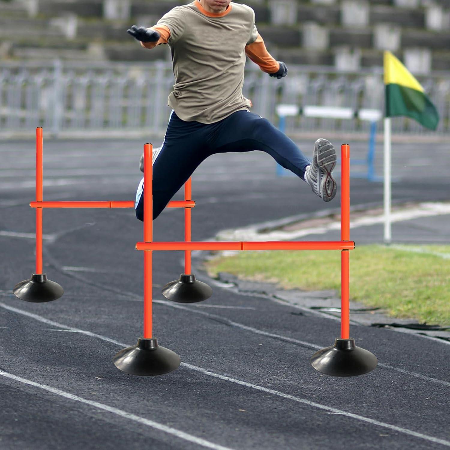 Postes de Agilidad Ajustables TNZMART - Entrenamiento Velocidad