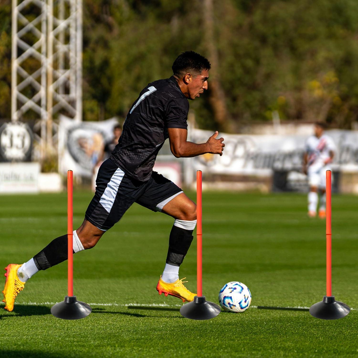 Postes de Agilidad Ajustables TNZMART - Entrenamiento Velocidad