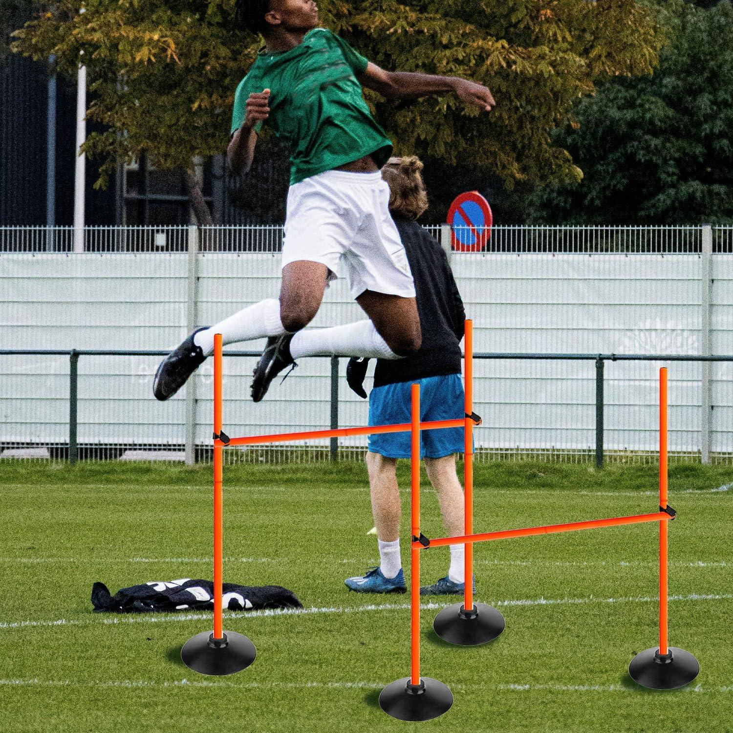 Conjunto de Vallas de Agilidad Voodans 1.0 m Naranja 3 Piezas