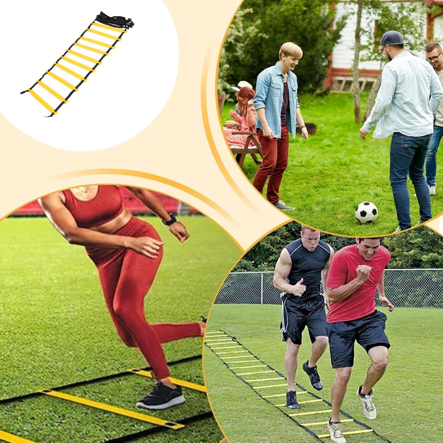 Escalera de Agilidad Segrehy Profesional con Bolsa 50x3.6cm