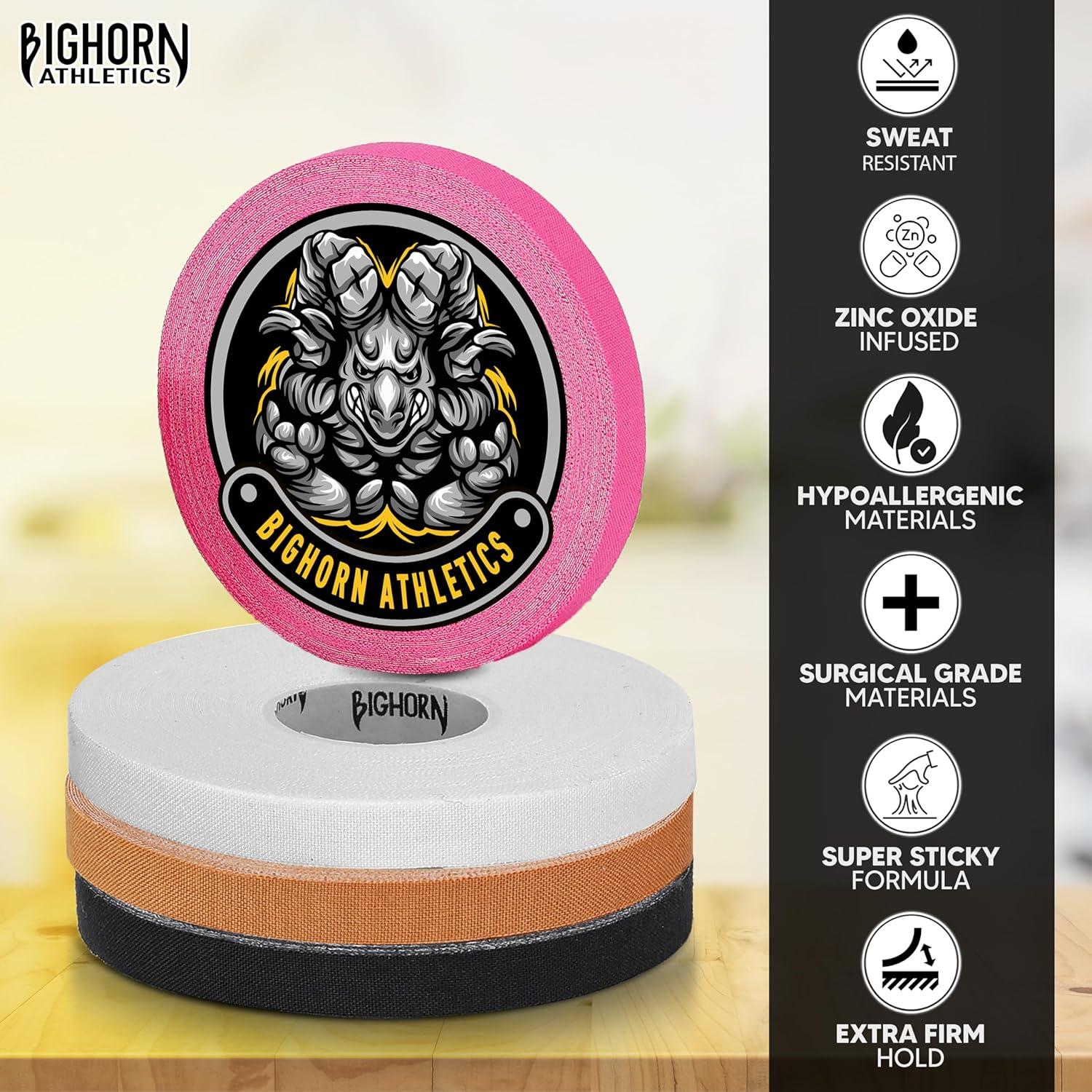 Cinta Atlética Premium Bighorn Athletics 4 Rollos 0.76 cm