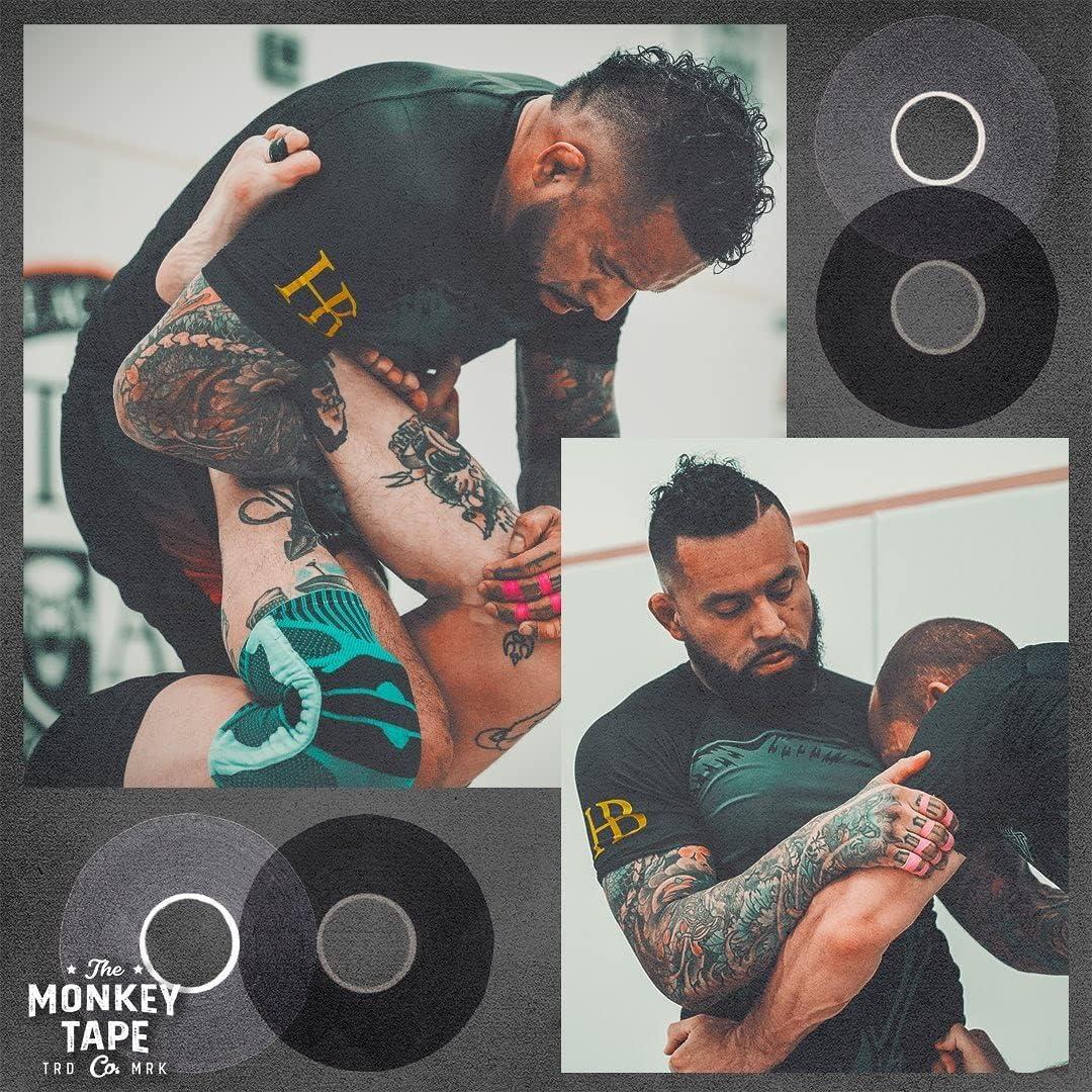 Cinta Deportiva Premium Monkey 2.54cm x 13.72m Negra