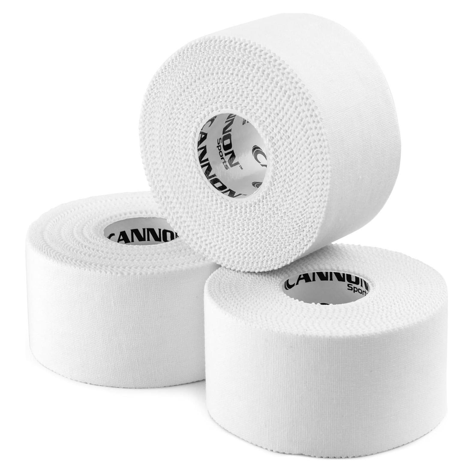 Cinta Atlética Premium Cannon Sports - 3 Rollos 5cm x 13.7m - Hipoalergénica
