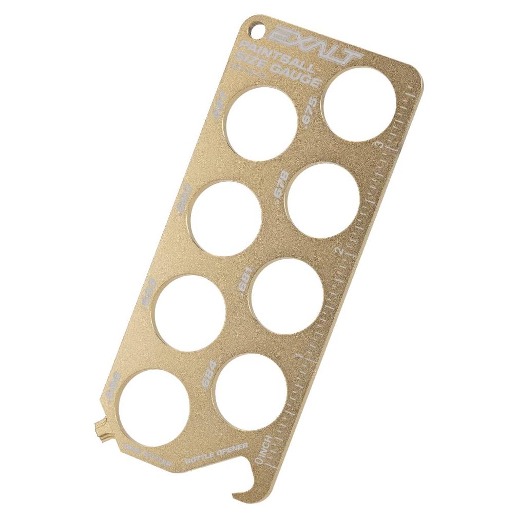 Calibrador de Tamaño de Bola Exalt - Aluminio Aeroespacial