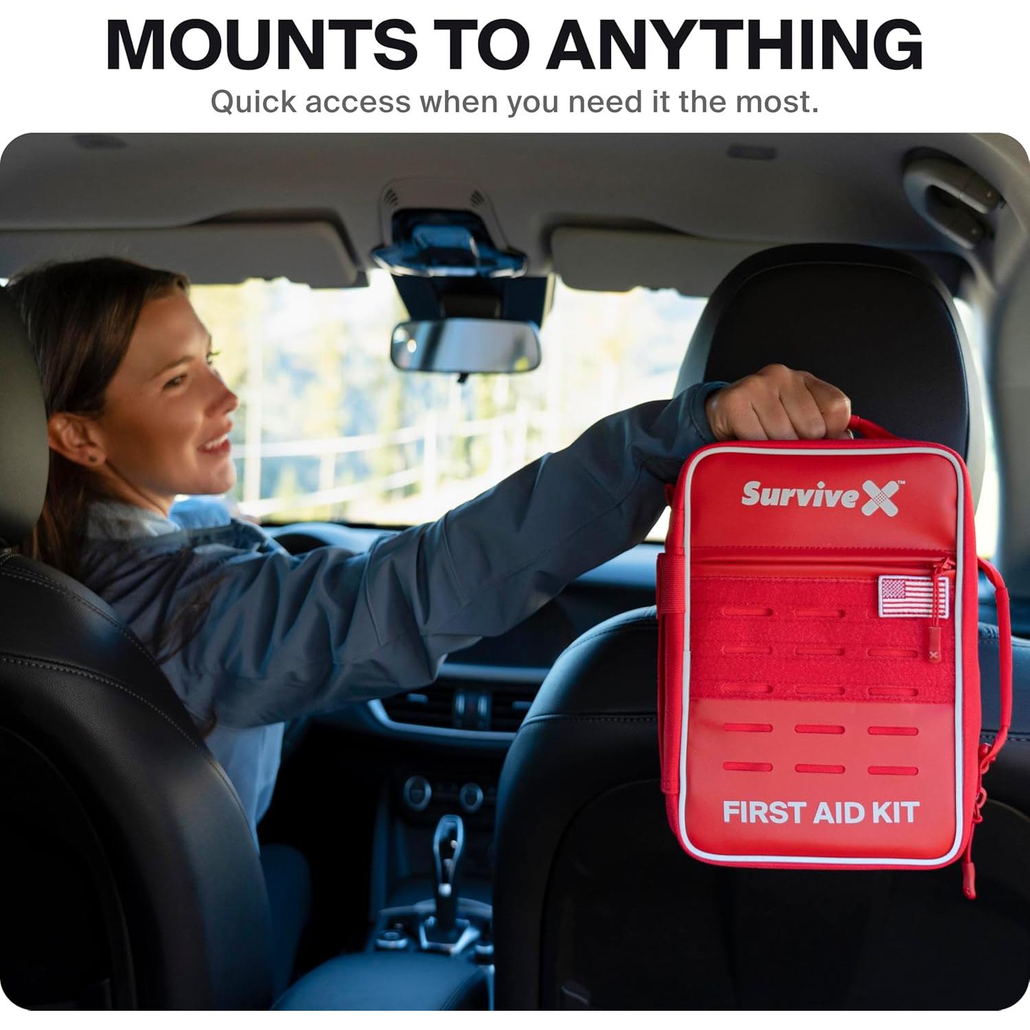 Kit de Primeros Auxilios Pro Grande SurviveX - 5-6 Personas