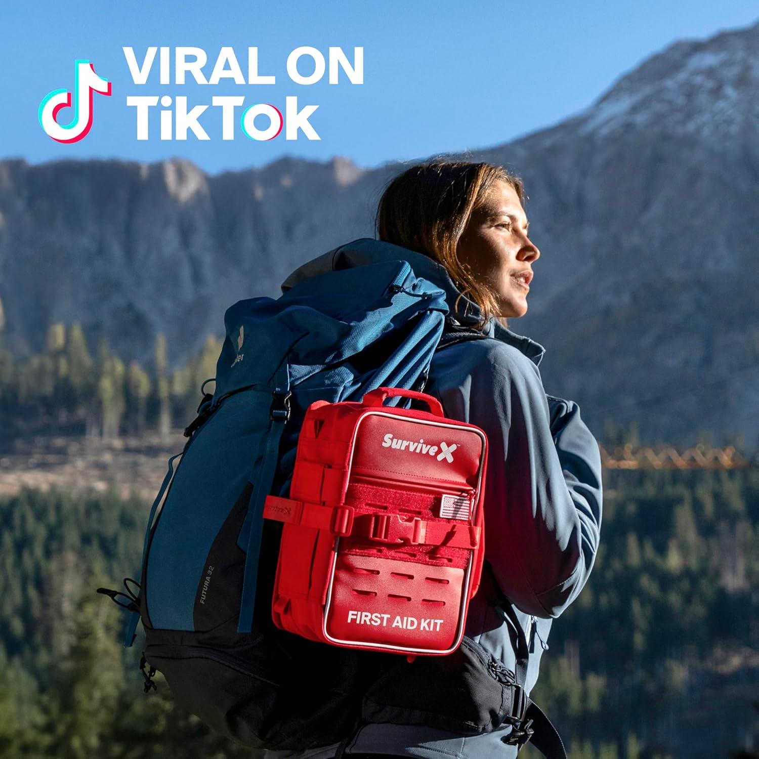 Kit de Primeros Auxilios Pro Grande SurviveX - 5-6 Personas