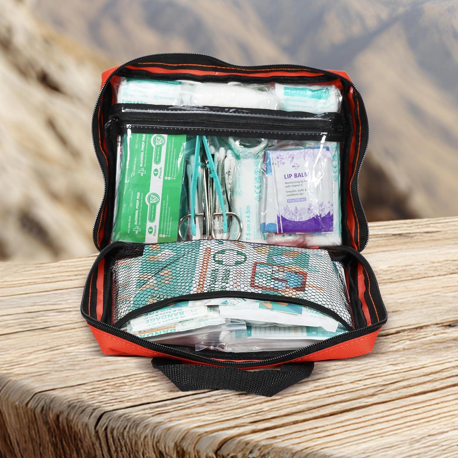 Kit de Primeros Auxilios General Medi 250 Piezas - Compacto y Portátil