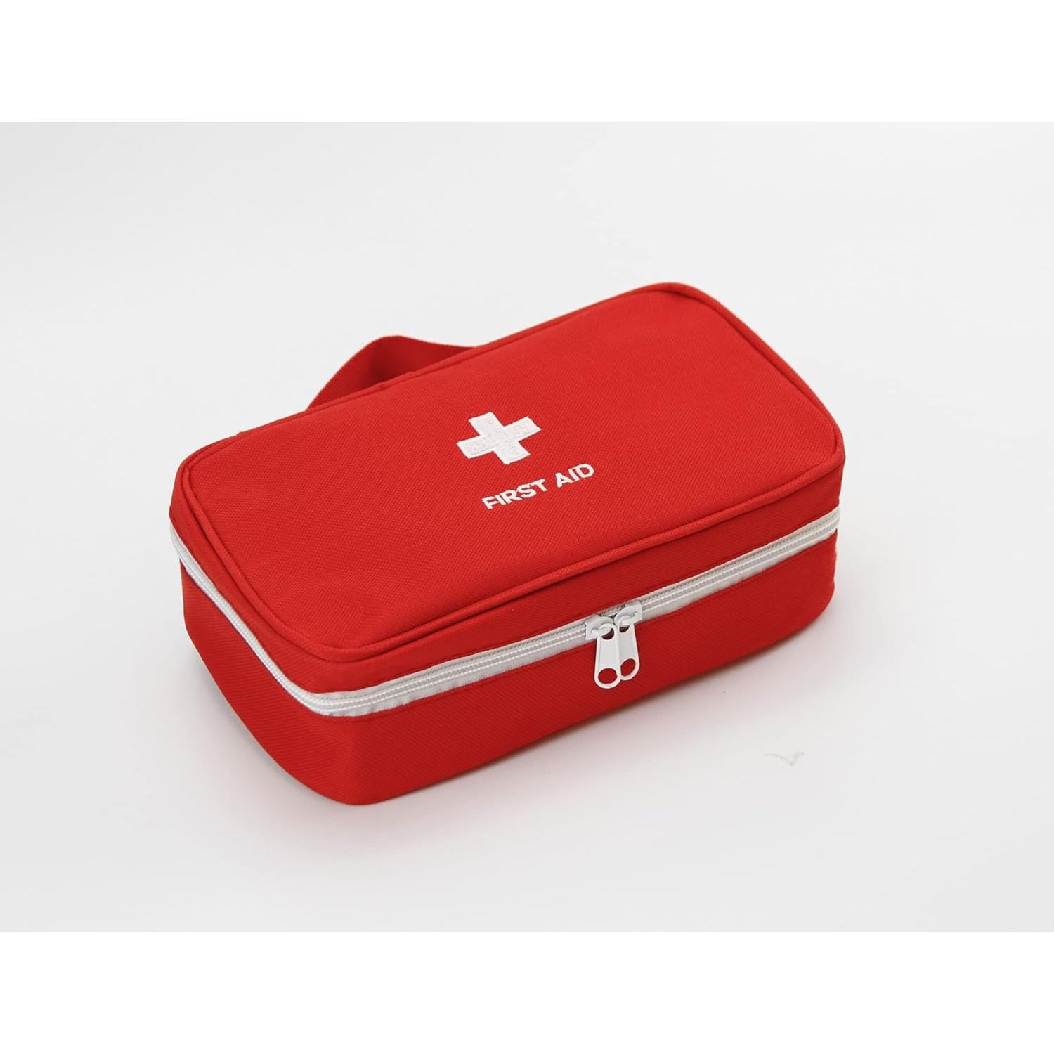 Bolsa de Primeros Auxilios Vacía TOPASION 24x14 cm Roja