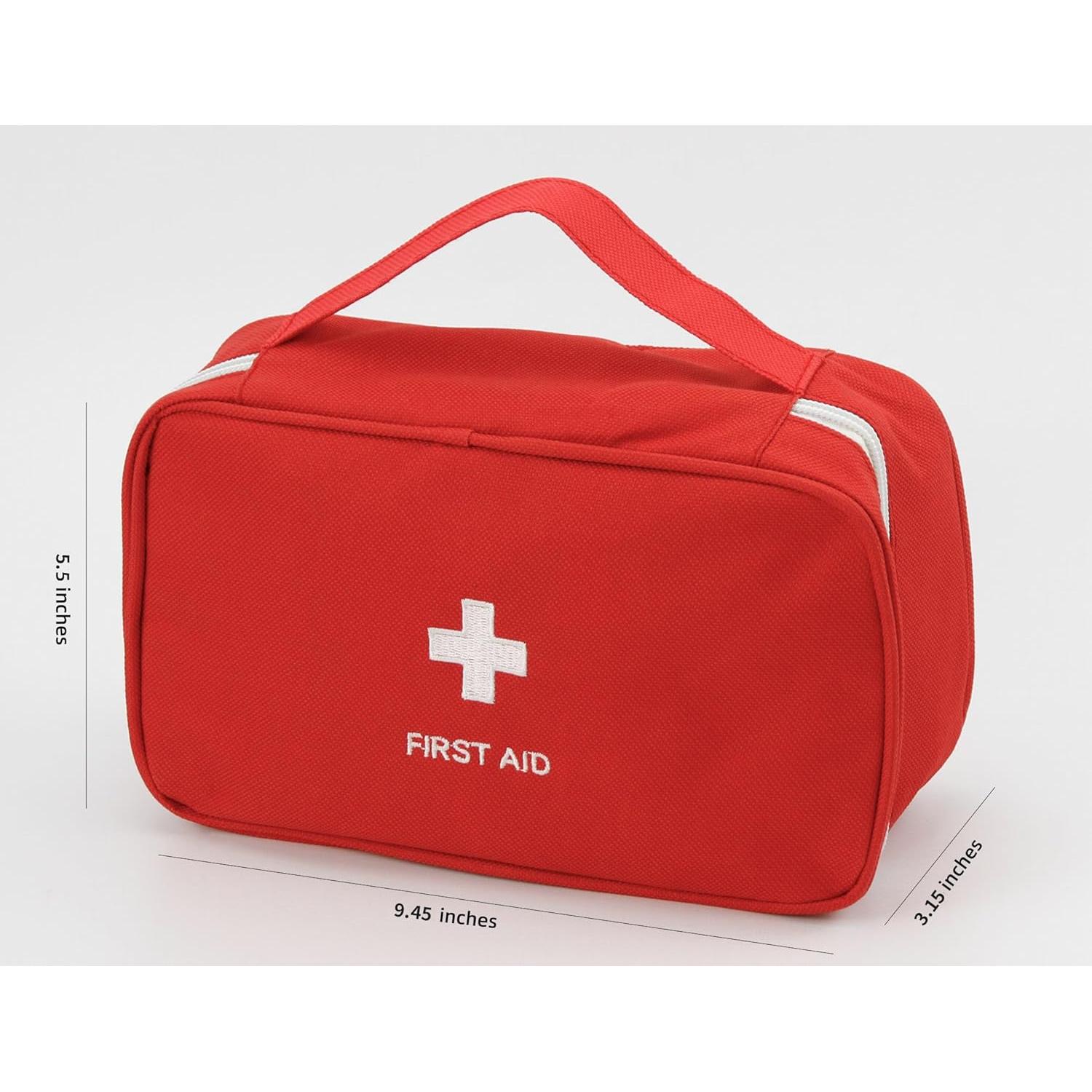 Bolsa de Primeros Auxilios Vacía TOPASION 24x14 cm Roja