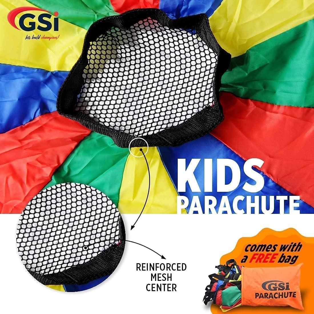 Paracaídas para Niños GSI 30 Pies (9.14 m) Multicolor
