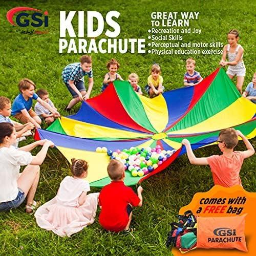 Paracaídas para Niños GSI 30 Pies (9.14 m) Multicolor