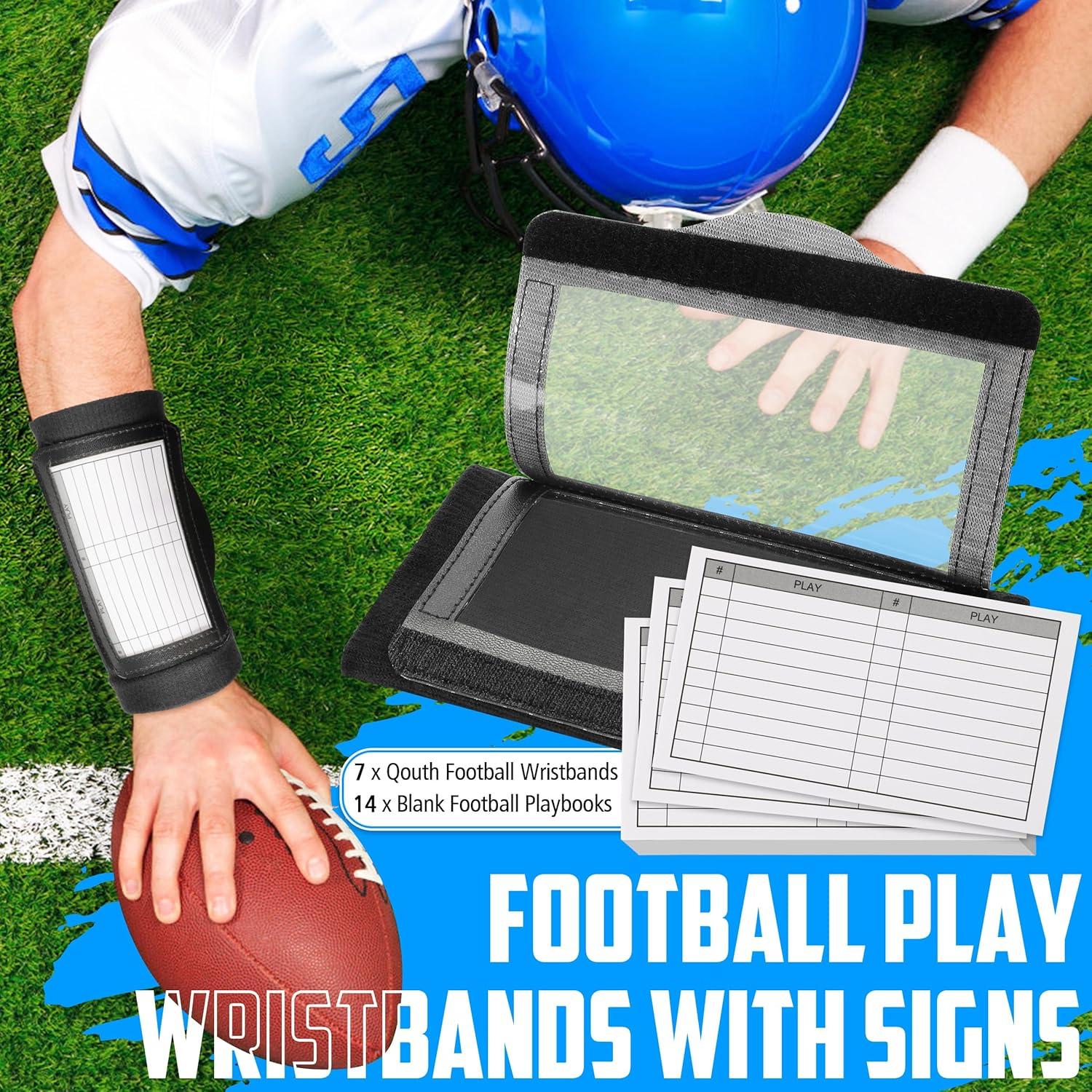 Paquete de 7 Pulseras de Fútbol Uikro para Jugadores QB