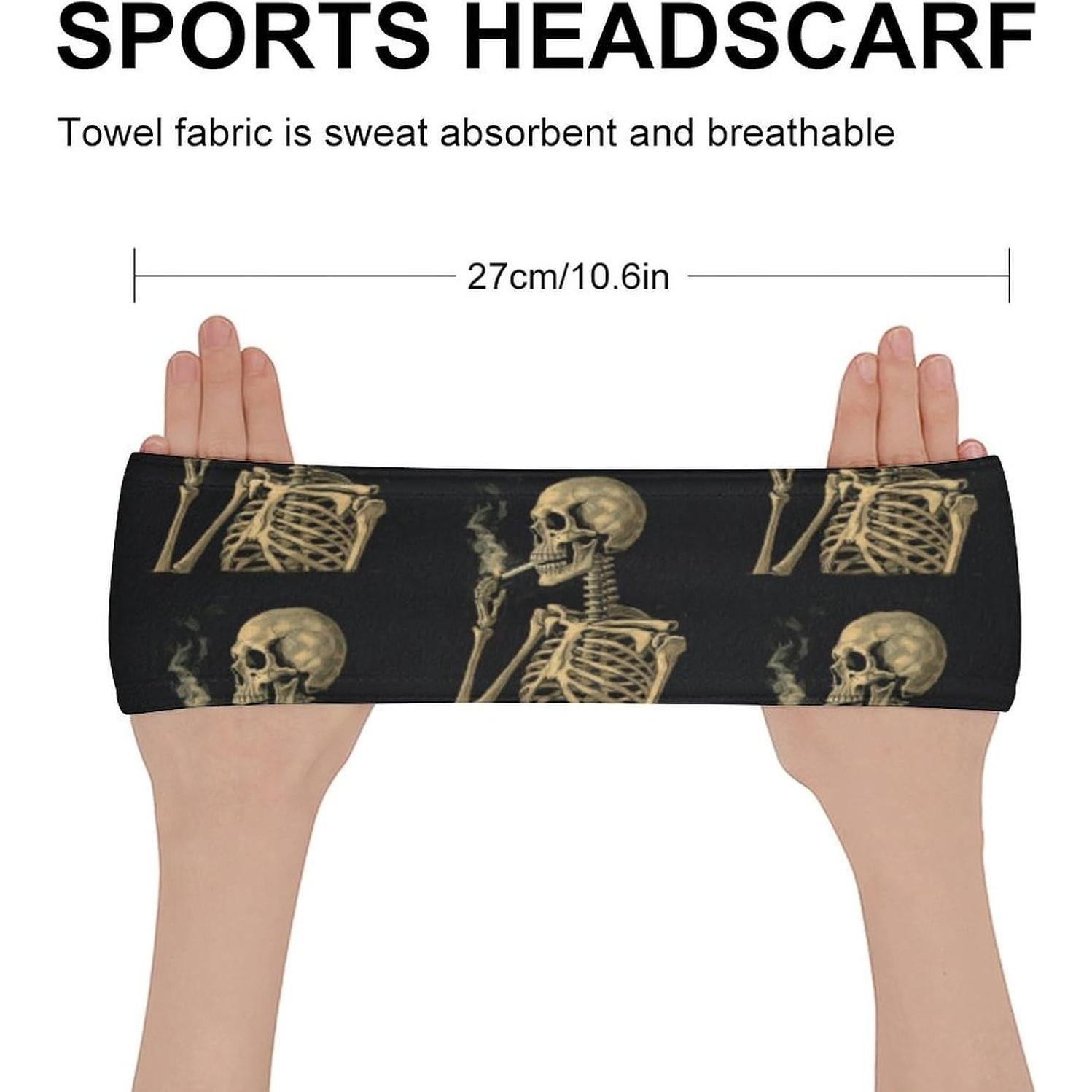 Diadema Deportiva FekiLoot Unisex Tela de Toalla Absorbente