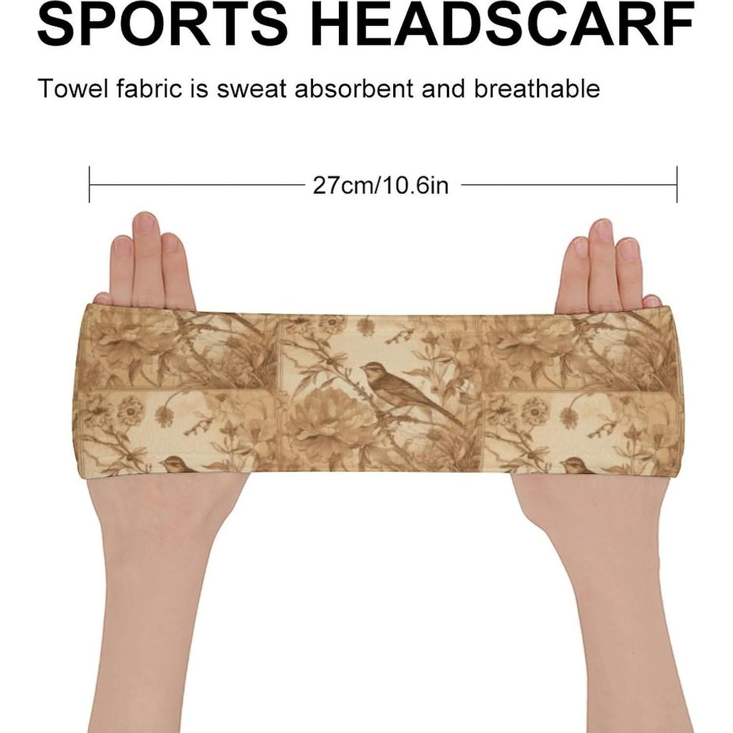 Diadema Deportiva FekiLoot de Tela de Toalla Unisex