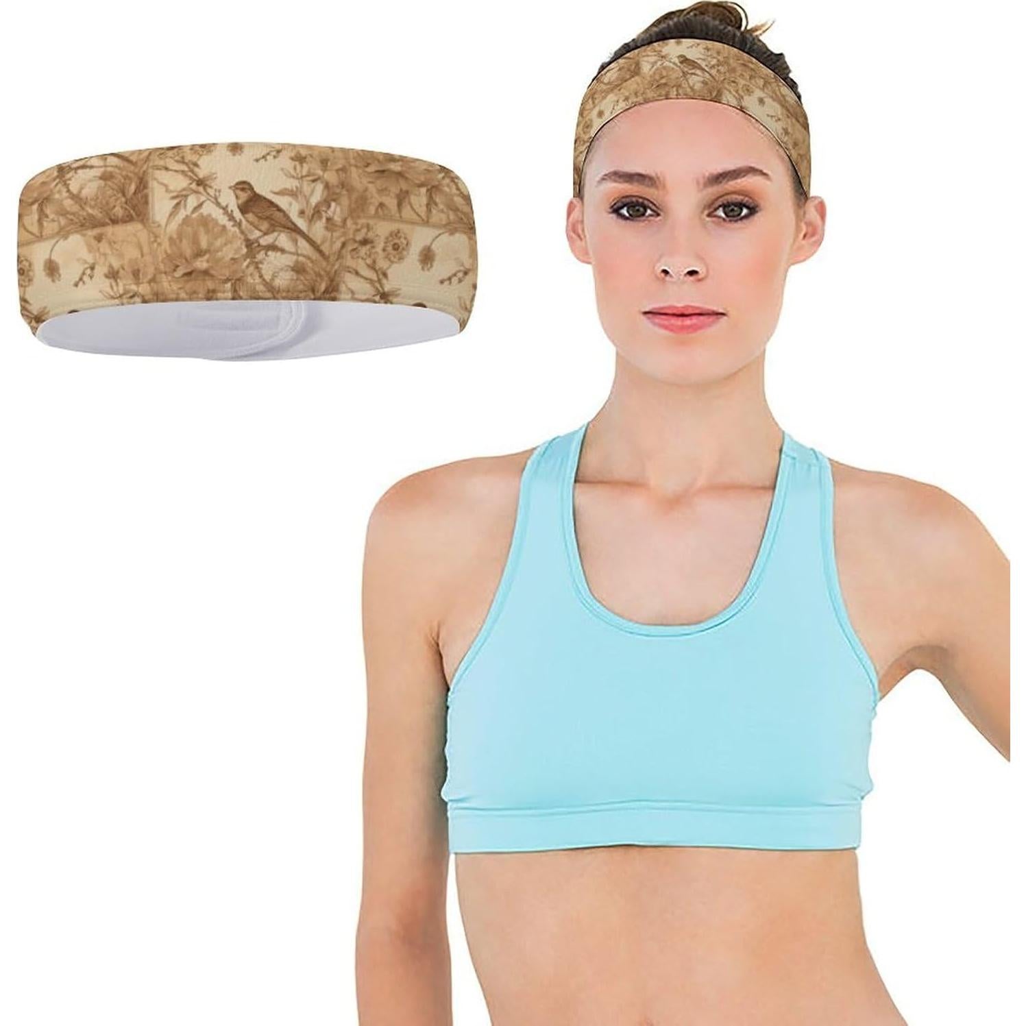 Diadema Deportiva FekiLoot de Tela de Toalla Unisex