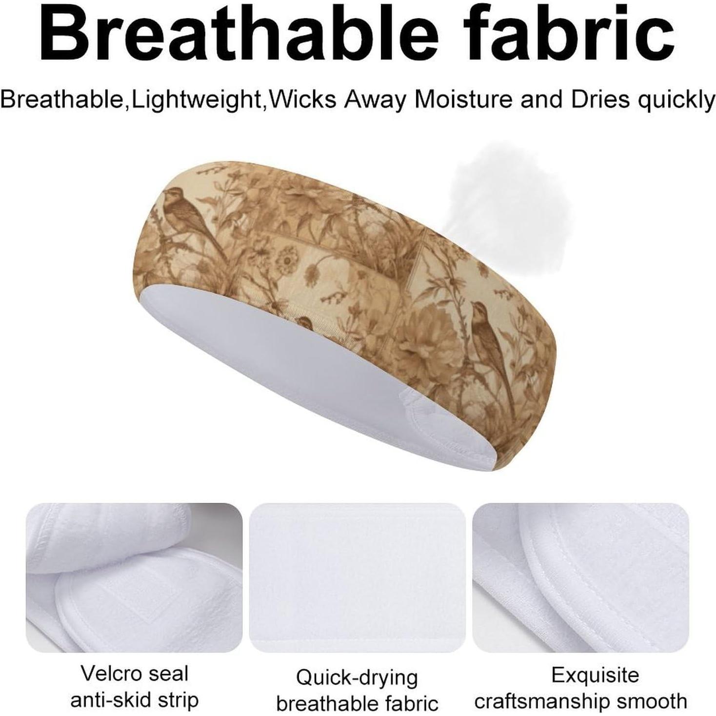 Diadema Deportiva FekiLoot de Tela de Toalla Unisex