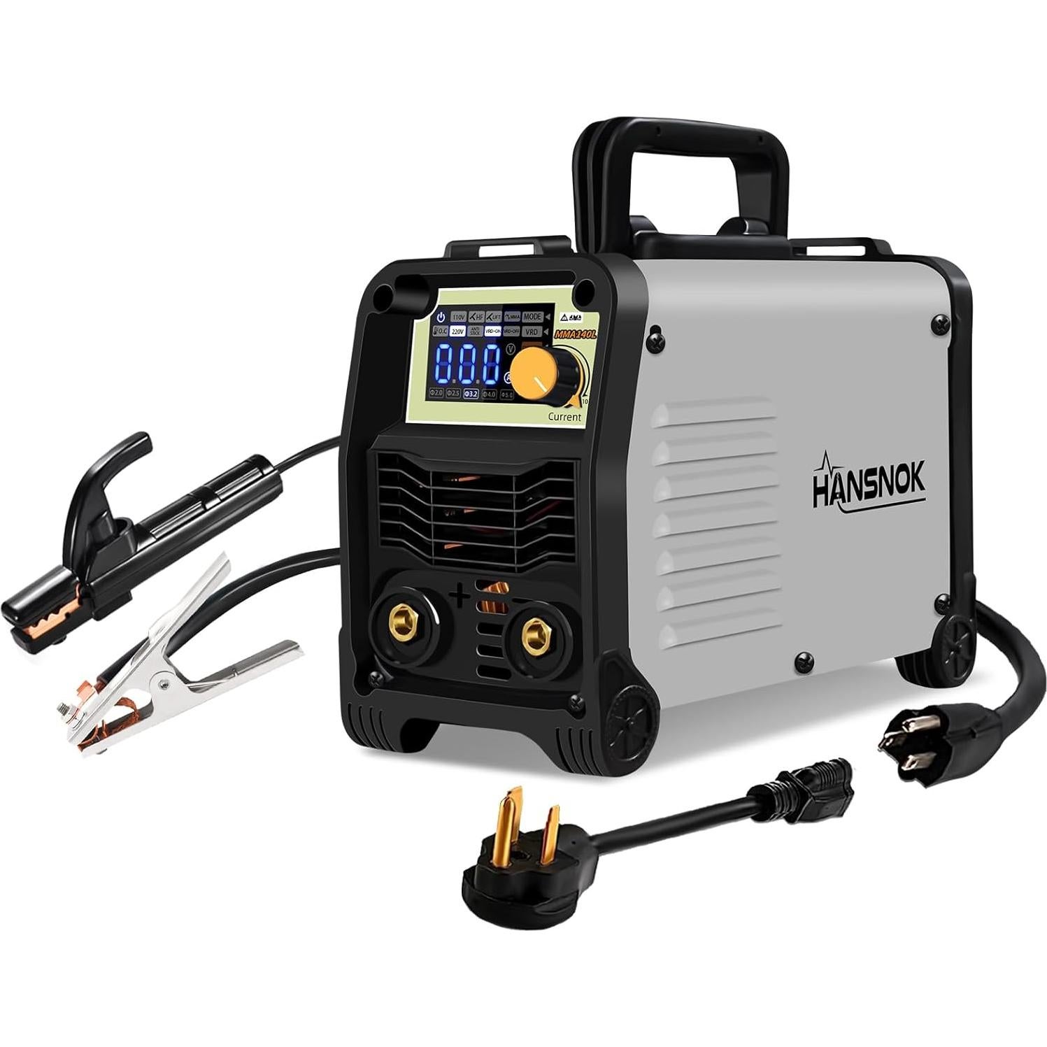 Soldador de arco MMA 140A HANSNOKTECH portátil 110/220V