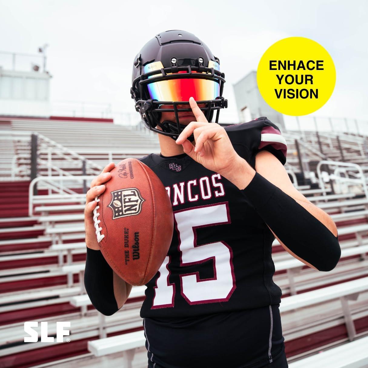 Visera de Casco de Fútbol SLEEFS Borealis - Policarbonato Resistente