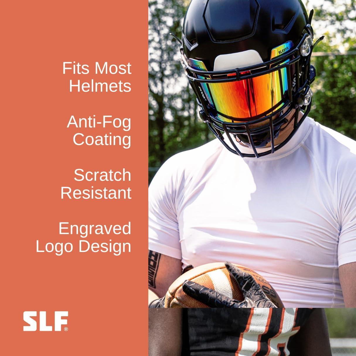 Visera de Casco de Fútbol SLEEFS Borealis - Policarbonato Resistente