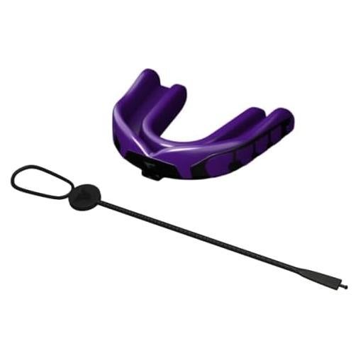 Protector Bucal Velocity Champion Joven Plus Negro y Púrpura
